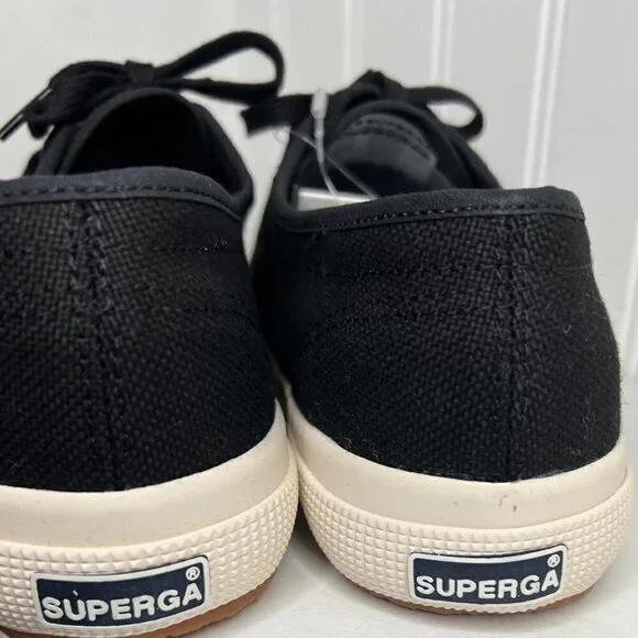 Superga Black Classic Platform Sneaker - Women, Size: 9.5US / 41EU - Picture 5 of 7